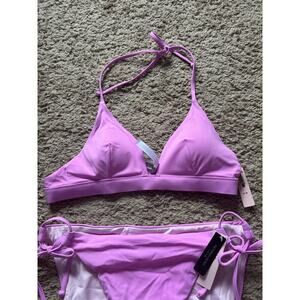 Victoria’s Secret purple pink bikini set top sz M and bottom sz L